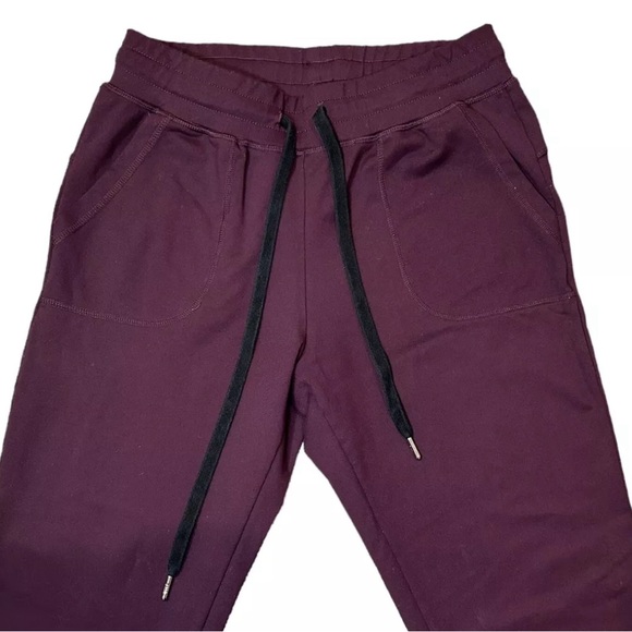 ZYIA Active Unwind Cuffed Joggers Size XS Plum Purple Gym Workout Pockets - Picture 5 of 15